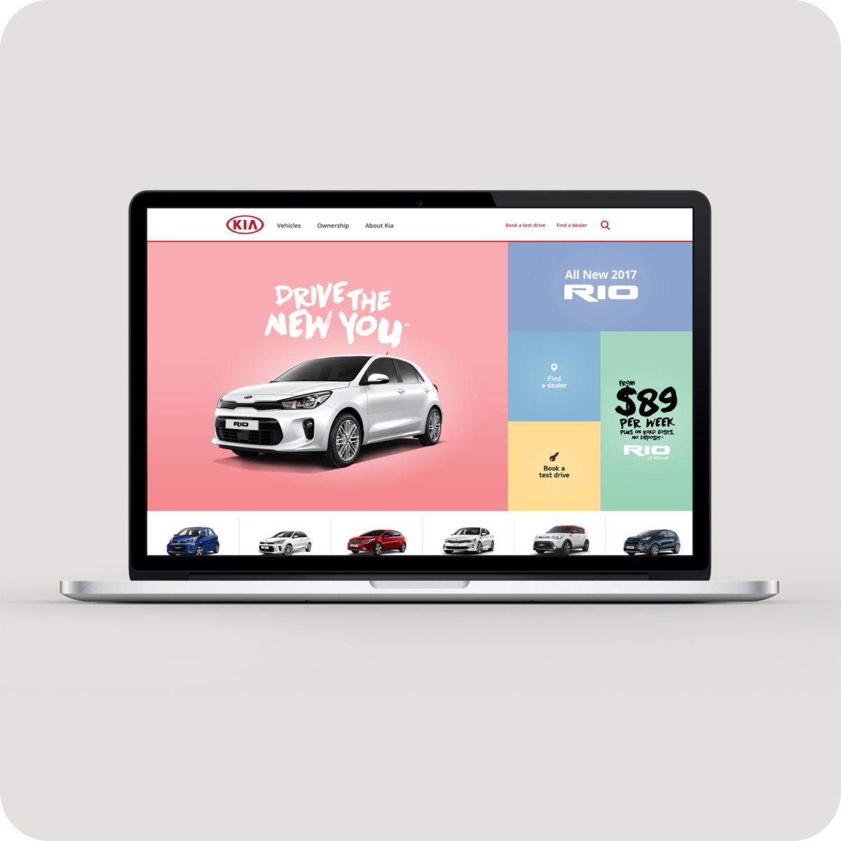 Macbook Layout design for Kia