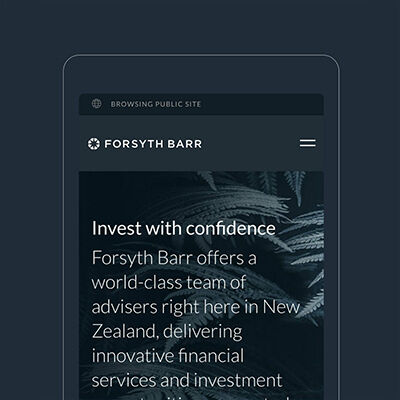 Sub service image Forsyth Barr Interface