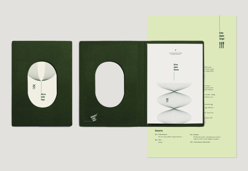 WLG Menu design