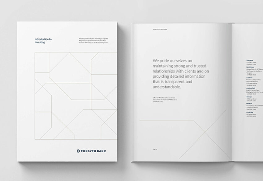 Forsyth Barr Publication Design