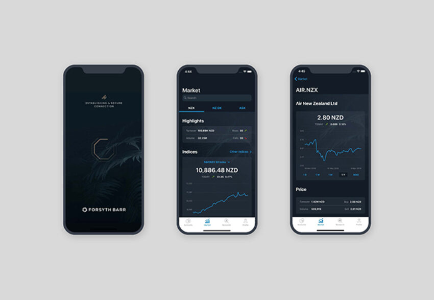 Forsyth Barr Smart Phone layouts