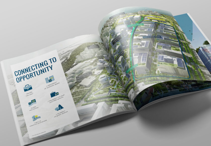 WNC stationery premium mockup publication spread