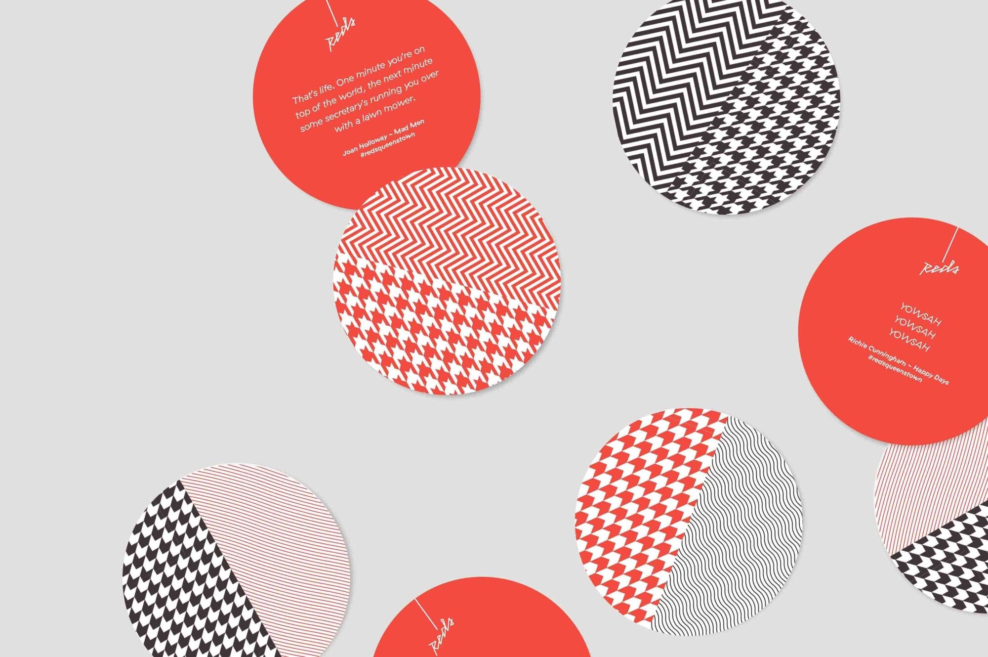 Reds coaster designs