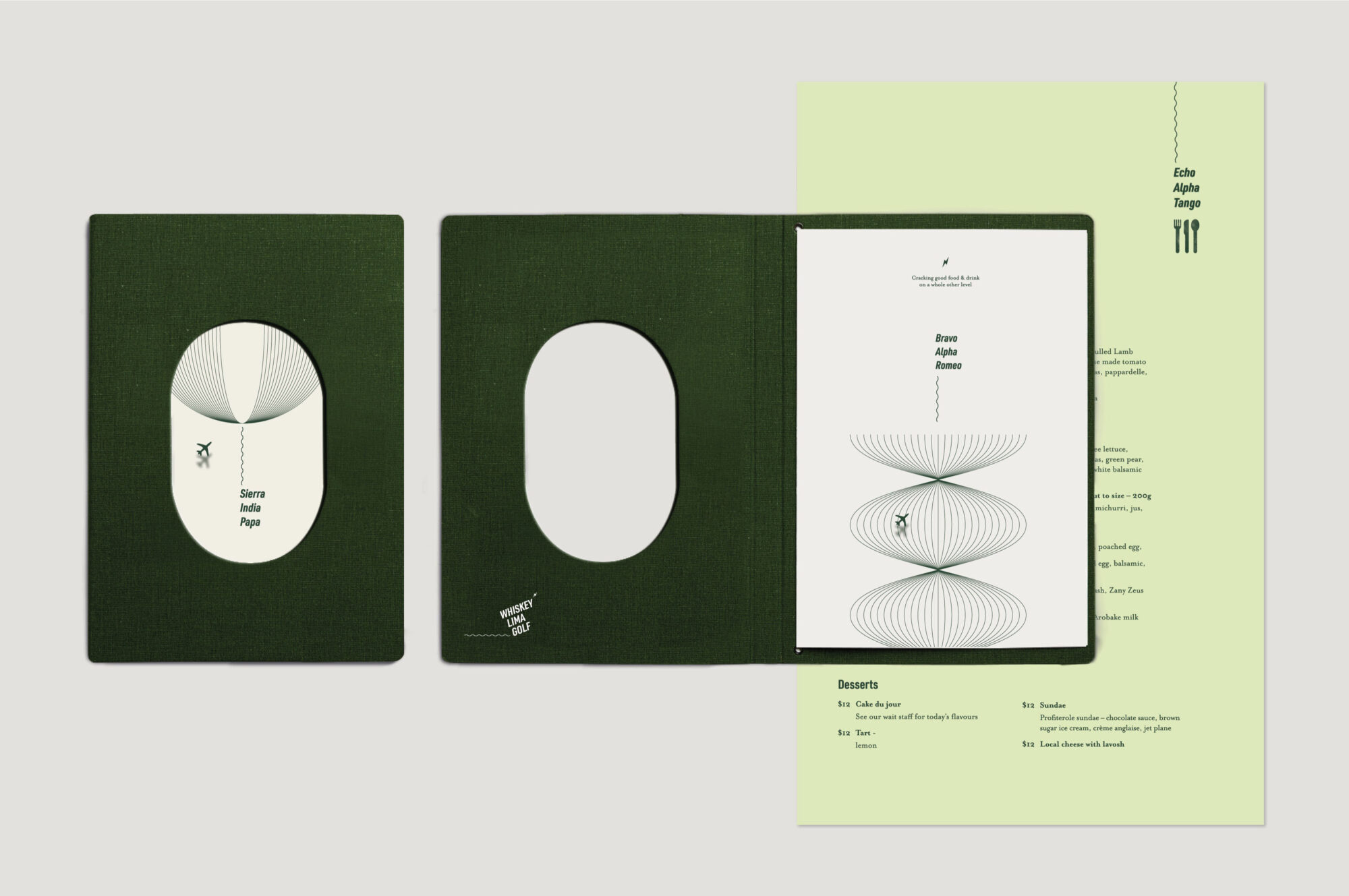 WLG Menu Designs