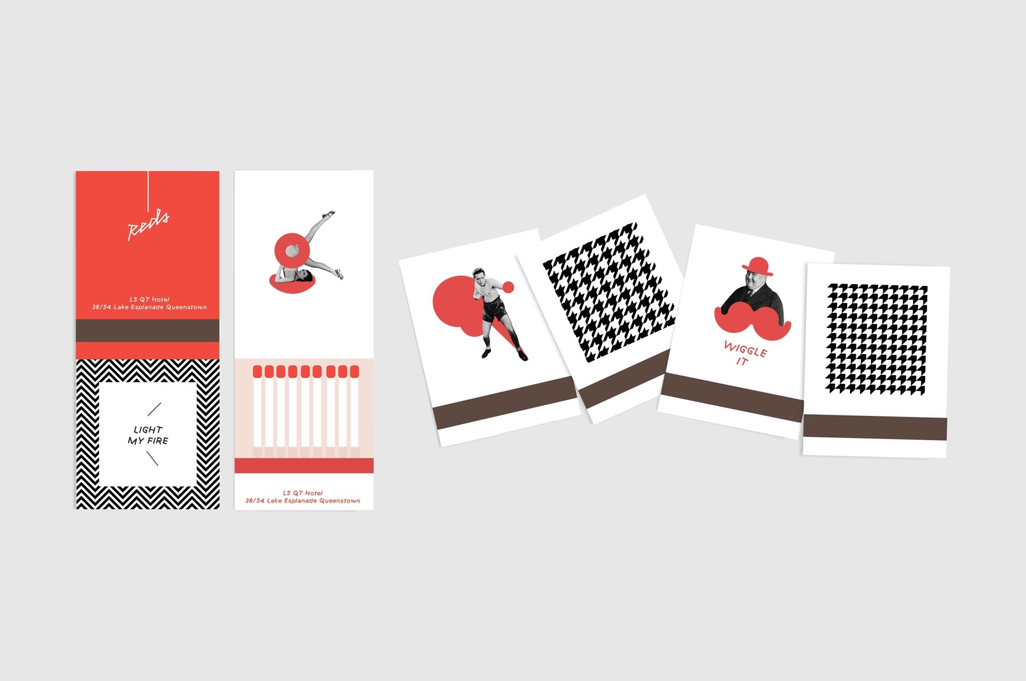 Reds branded collateral matches
