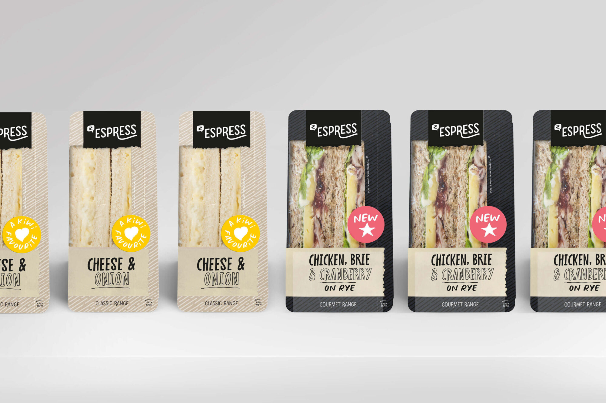 Z Espress sandwiches packaging