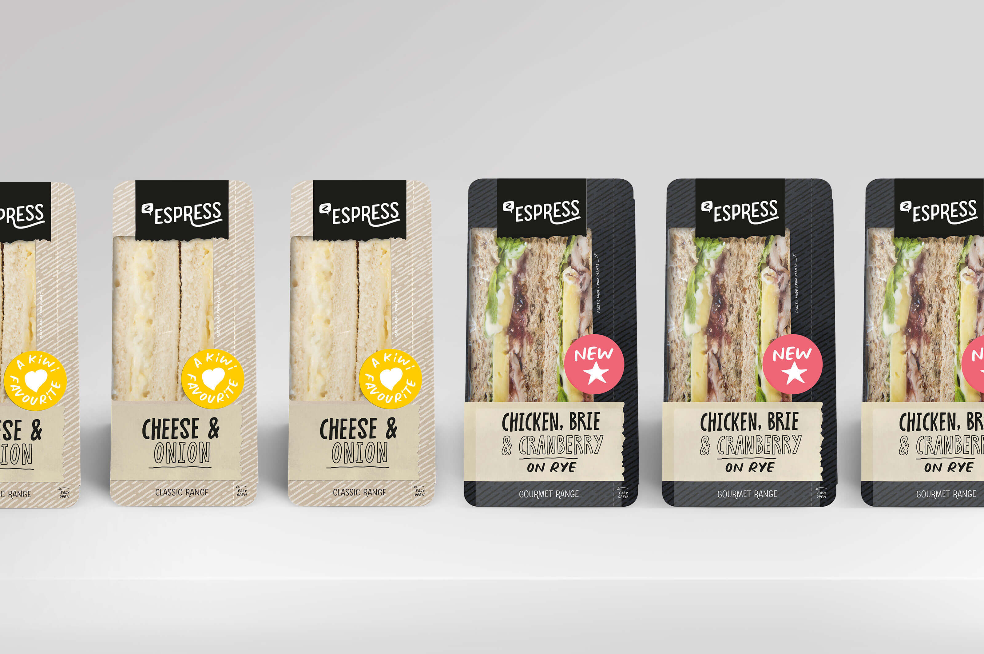 Z Espress sandwiches packaging