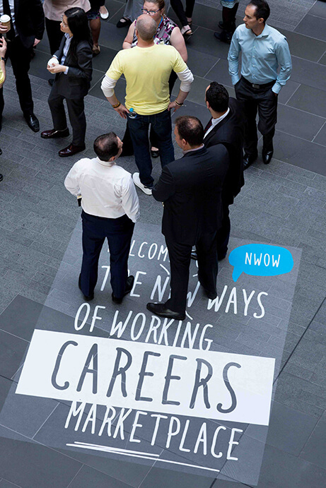 ANZ NWOW floor graphic